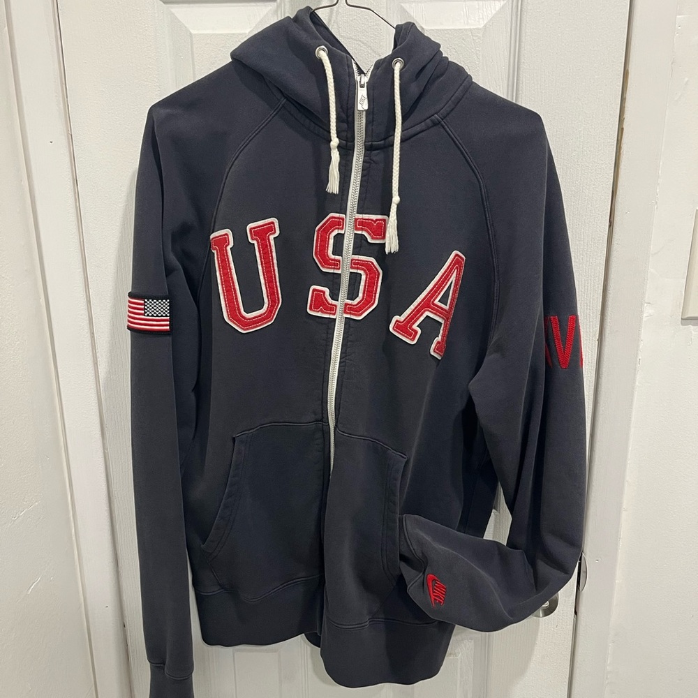 Nike Track & Field Gray Hoodie